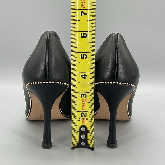 Coach Women’s Samantha Leather Pointed Pumps Black Size 7.5B - Picture 4 of 10